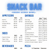 Snack Bar Menu Green Acres Bowl